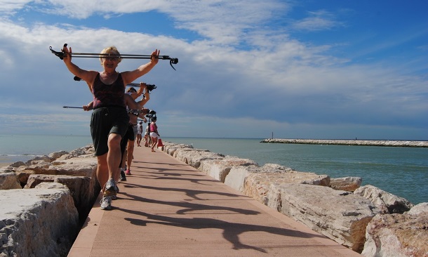 percorsi nordic walking veneto - Al Mare a Caorle 